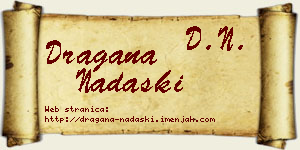 Dragana Nadaški vizit kartica